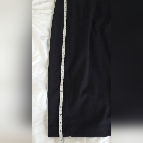 Calvin klein black sheath dress with white Bow accent - Picture 7 of 7